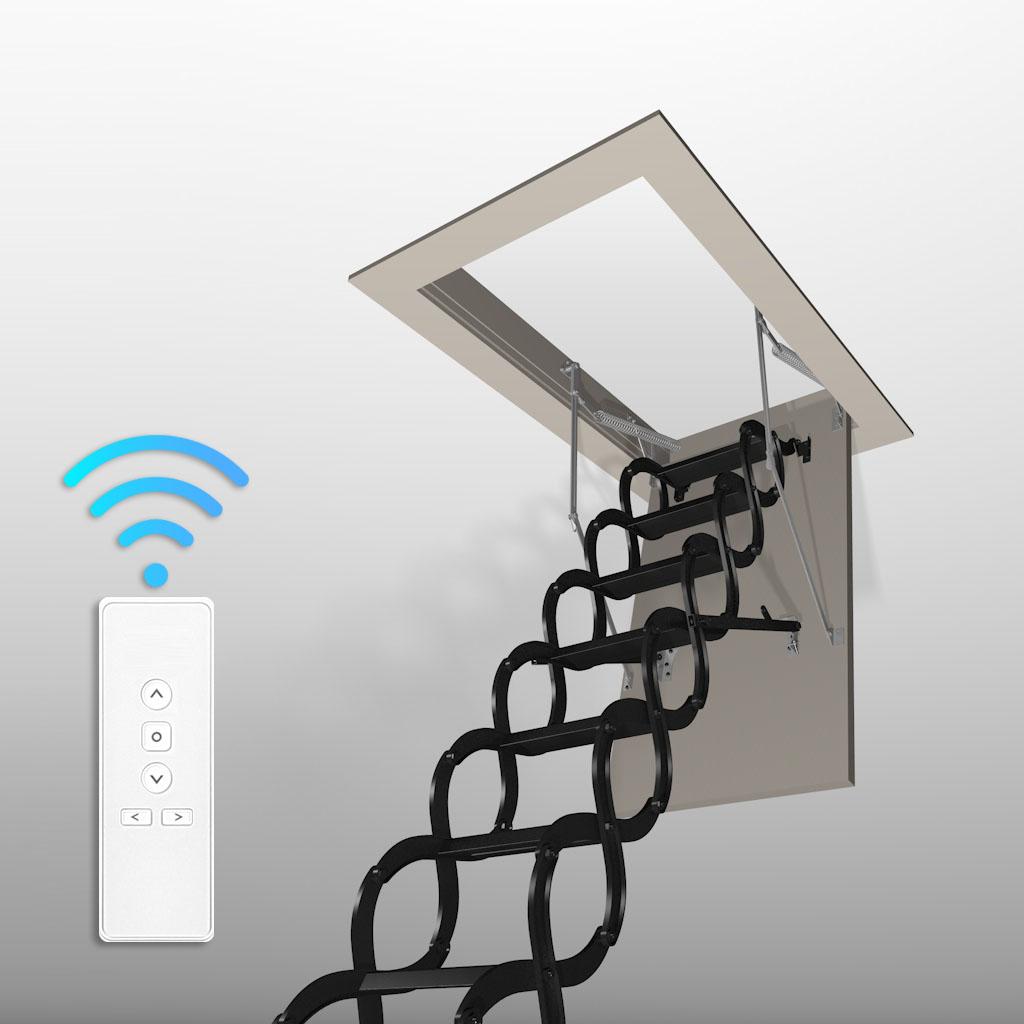 Akordiyon Çatı Merdiveni-otomatik Otomatik Metal Çatı Merdiveni - (Akordiyon) - Görsel 1