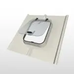 Sandviç Panel Çatı Uyumlu Çatı Çıkış Kapağı - Beyaz(9002)