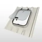 Trapez Çatı Uyumlu Çatı Çıkış Kapağı-Beyaz (Ral 9002)