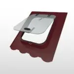 Shingle Çatı Uyumlu Çatı Çıkış Kapağı - Bordo (Ral 3004)