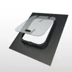 Kiremit Çatı Uyumlu Çatı Çıkış Kapağı - Antrasit (Ral 7016)