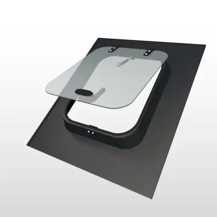 Kiremit Çatı Uyumlu Çatı Çıkış Kapağı - Antrasit (Ral 7016)