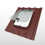 Trapez Çatı Uyumlu Çatı Çıkış Kapağı-Kiremit Rengi (Ral 3009)