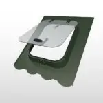 Shingle Çatı Uyumlu Çatı Çıkış Kapağı – Yeşil (Ral 6020)